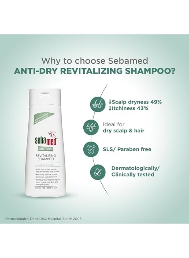 Sebamed Anti-Dry Revitalizing Shampoo | pH 5.5 I Confirmed 49% less dryness in 3 weeks | Dermatologically & clinically tested | 200ml - Image 4